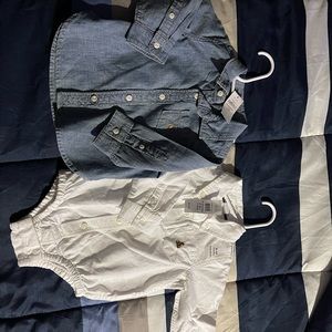 GAP infant button down shirts